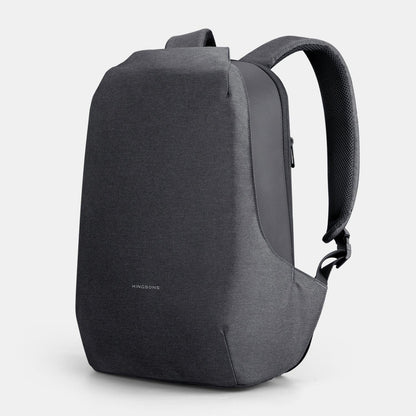 Kingsons backpack anti theft travel business Backpack deep gray - KS3233W-A
