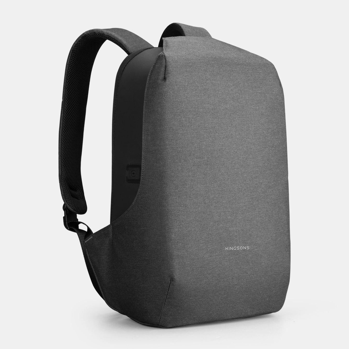 Kingsons backpack anti theft travel business Backpack side view - KS3233W-A
