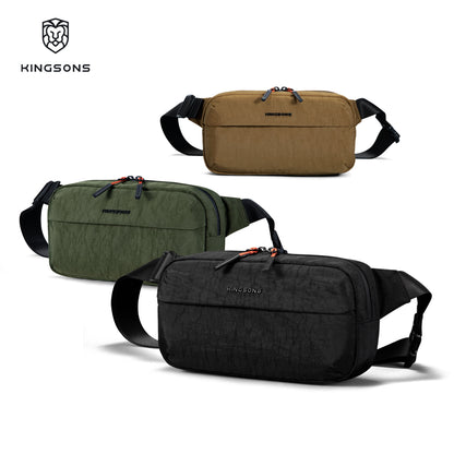 Kingsons Large Capacity Waterproof Sling Bag For Business Travel Crossbody Bag For Hiking - KS25056