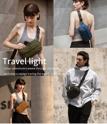 Kingsons Large Capacity Waterproof Sling Bag For Business Travel Crossbody Bag For Hiking - KS25056