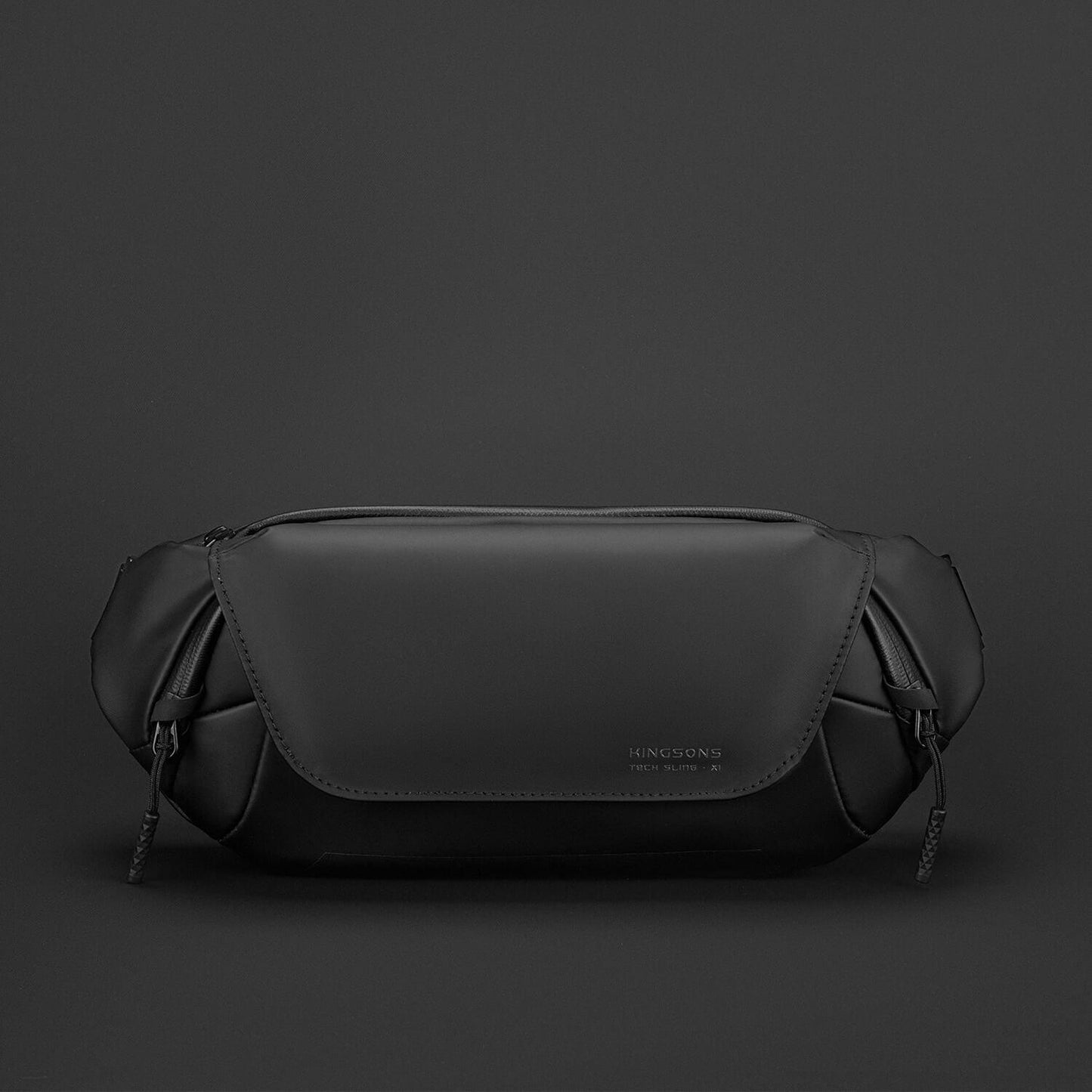 Kingsons tech sling bag ks3249w black