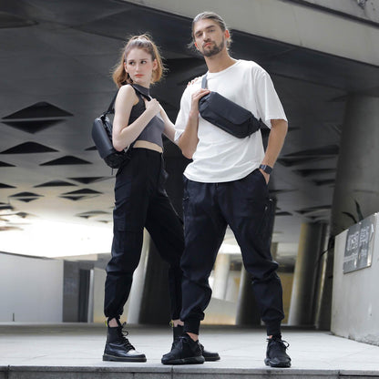 Model showcasing the Kingsons sling bag ks3249w