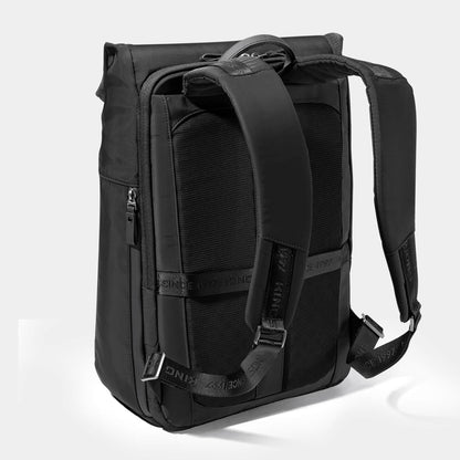 Kingsons business backpack ks3318w back view with trolley sleeve