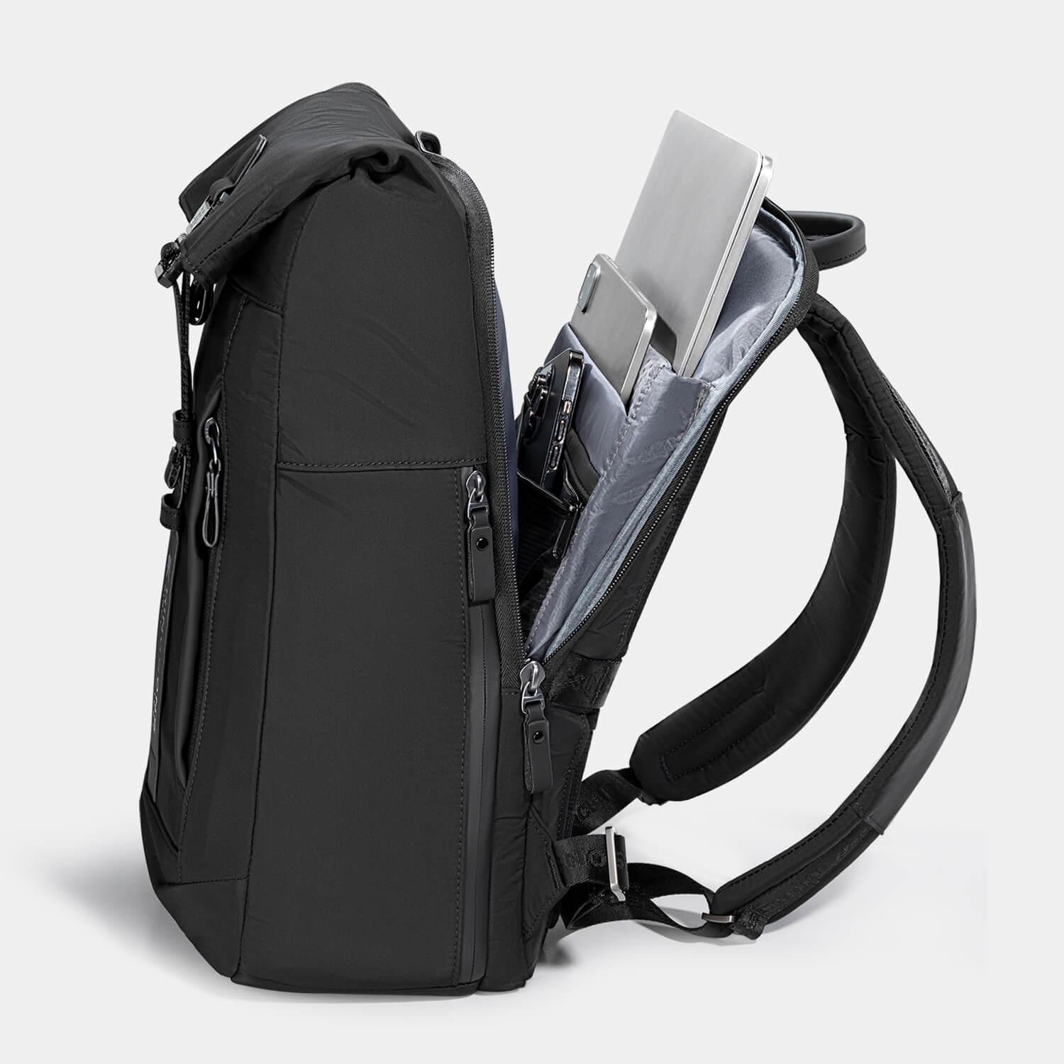 Kingsons business backpack KS3318W with office compartment can store a 15.6-inch laptop and an 11-inch tablet
