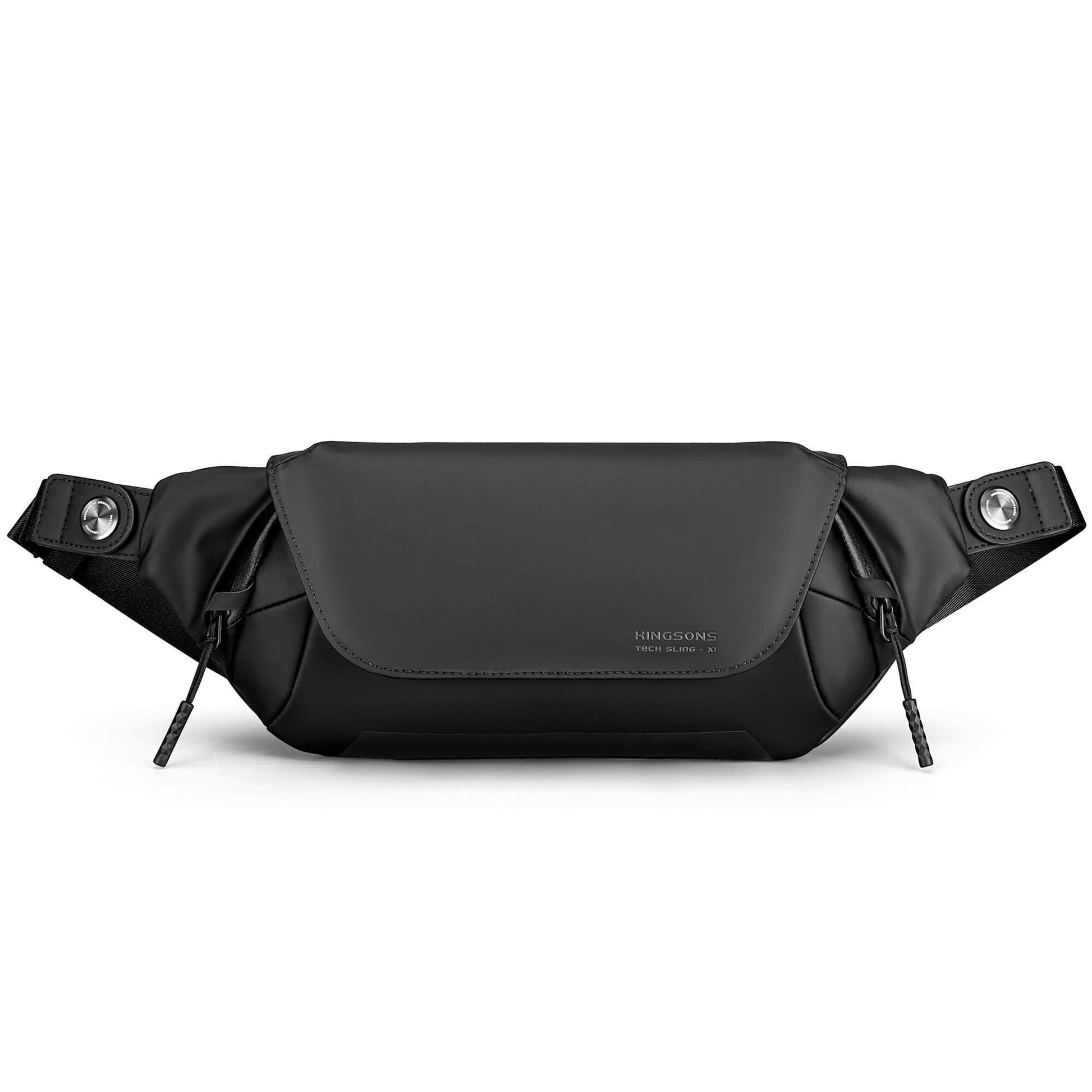 Kingsons tech sling bag ks3248w black