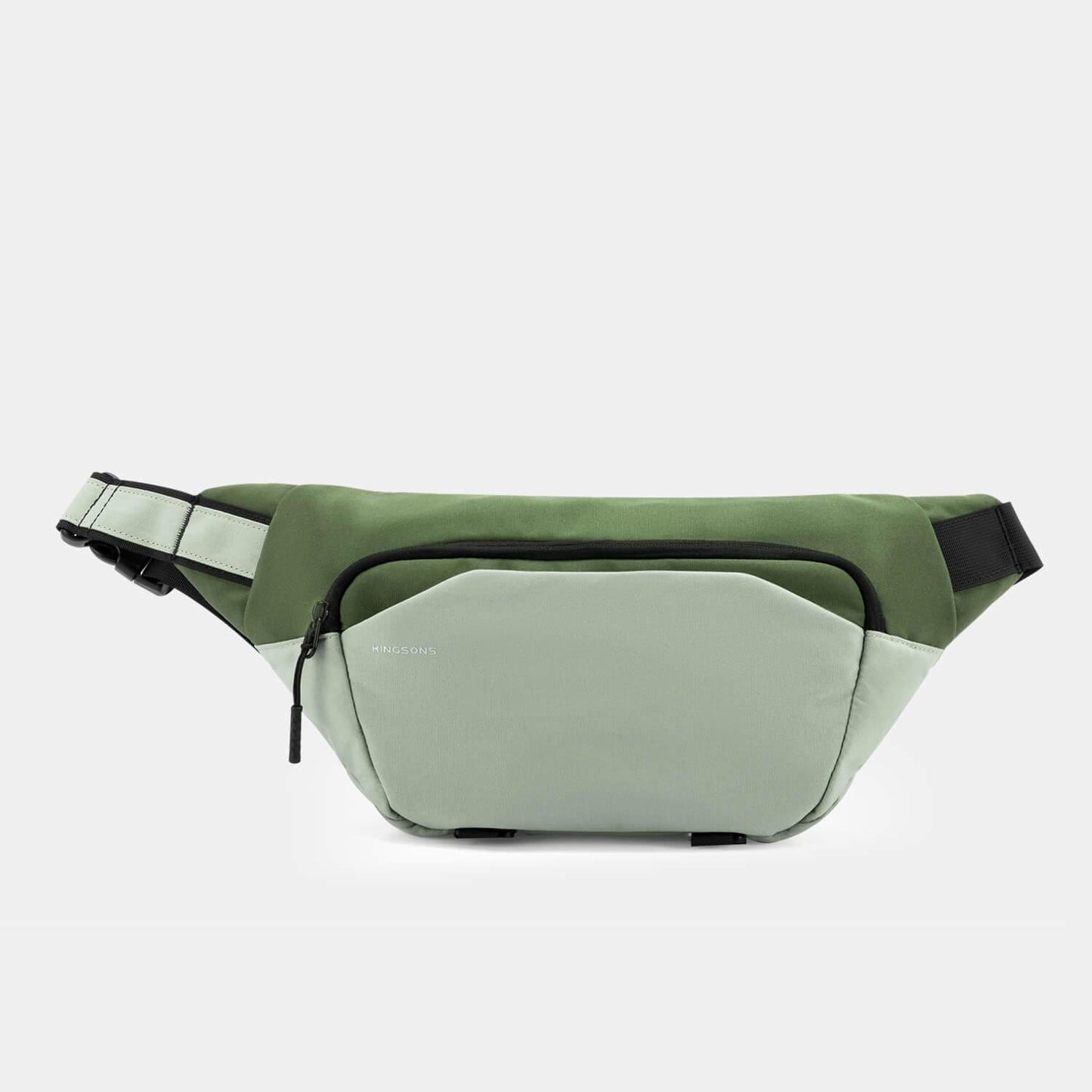 kingsons lightweight chest shoulder sling bag ks3307w green